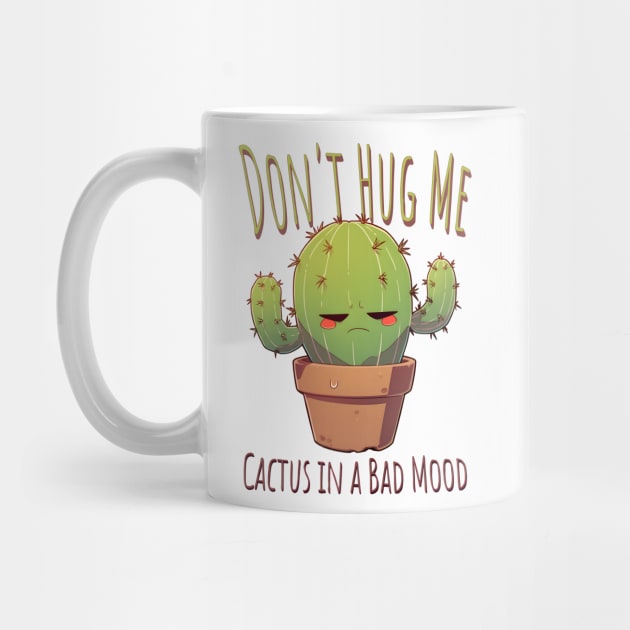 Don't Hug Me Cactus in a Bad Mood by snipcute